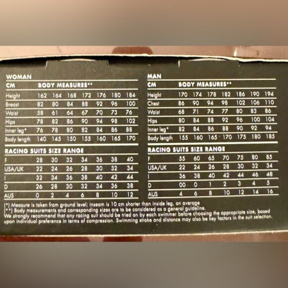 Arena Carbon Flex VX open back - 32, worn once - Picture 5 of 5